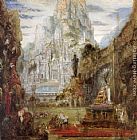Gustave Moreau Paintings - The Triumph of Alexander the Great by Gustave Moreau